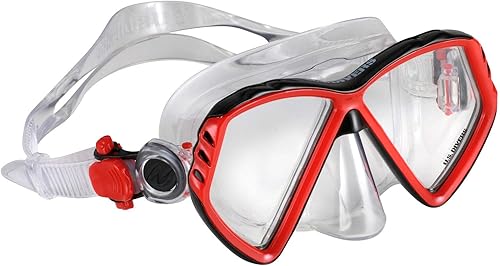 Miniatura 2 de U.S. Divers Regal Jr - Máscara de esnórquel para niños, máscara ajustable de 2 ventanas, ajuste personalizado sin fugas, lente sin niebla resistente