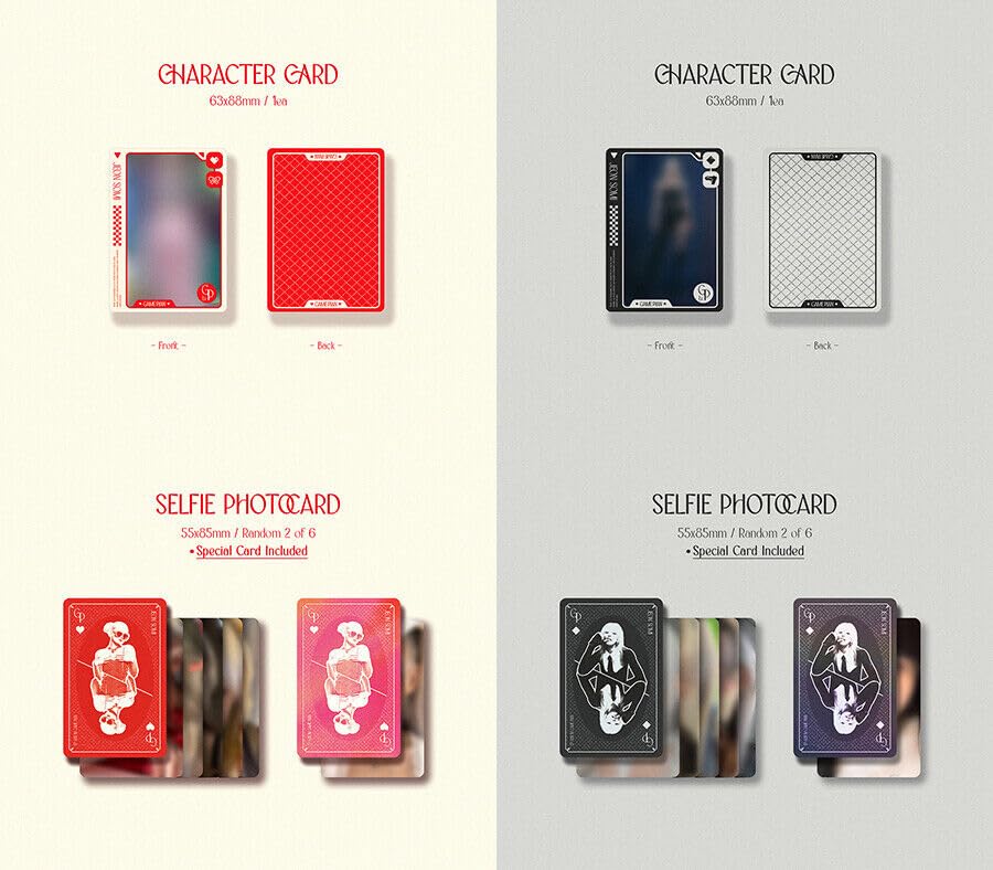 Miniatura 7 de (Libro de fotos Ver.) JEON SOMI GAME PLAN EP Álbum (NEGRO Ver. + Póster plegado de primera prensa) K-POP SELLADO