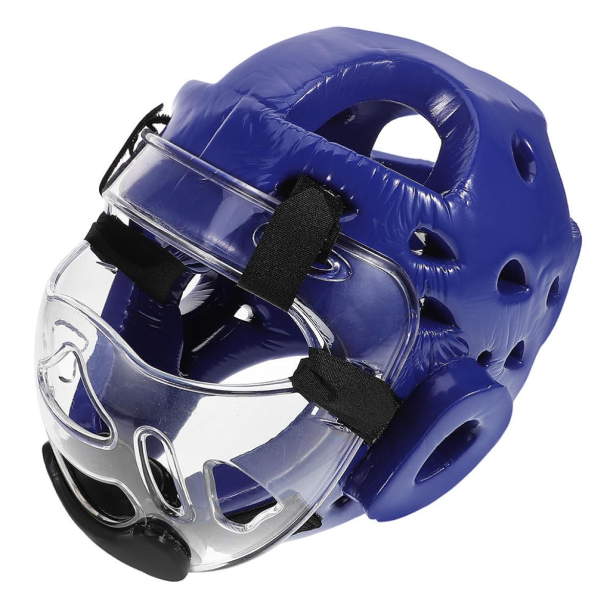 Casco Protettivo per Ragazzi per Sparring Taekwondo Blu | Vestibilità Regolabile, Tessuto ad Asciugatura Rapida, Leggero per Kickboxing