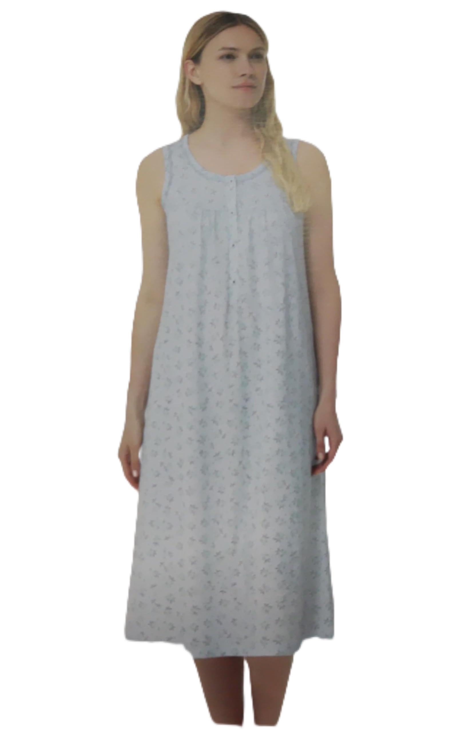LINCLALOR Camicia da Notte Spalla Larga in 100% Cotone Jersey LQ175010 INTIMOEGIDIO