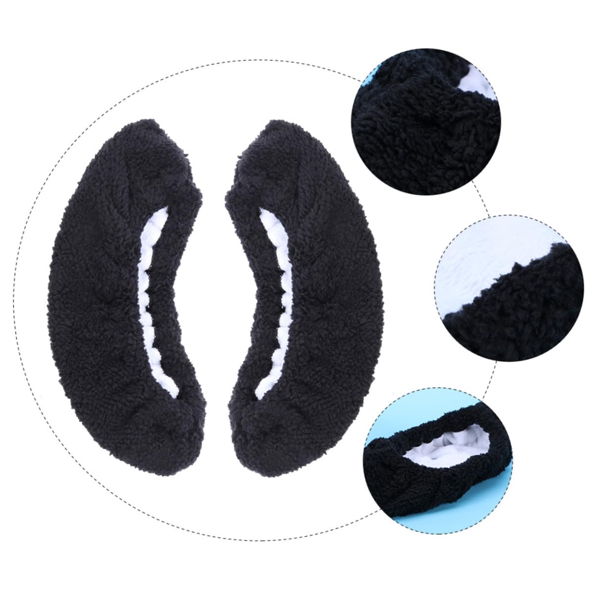 TOYANDONA 2 Paia Coperture Elastiche per Lame da Pattino in Poliestere Assorbente d'Acqua e Flessibile, Protezioni per Lame da Pattinaggio su Ghiaccio e Hockey