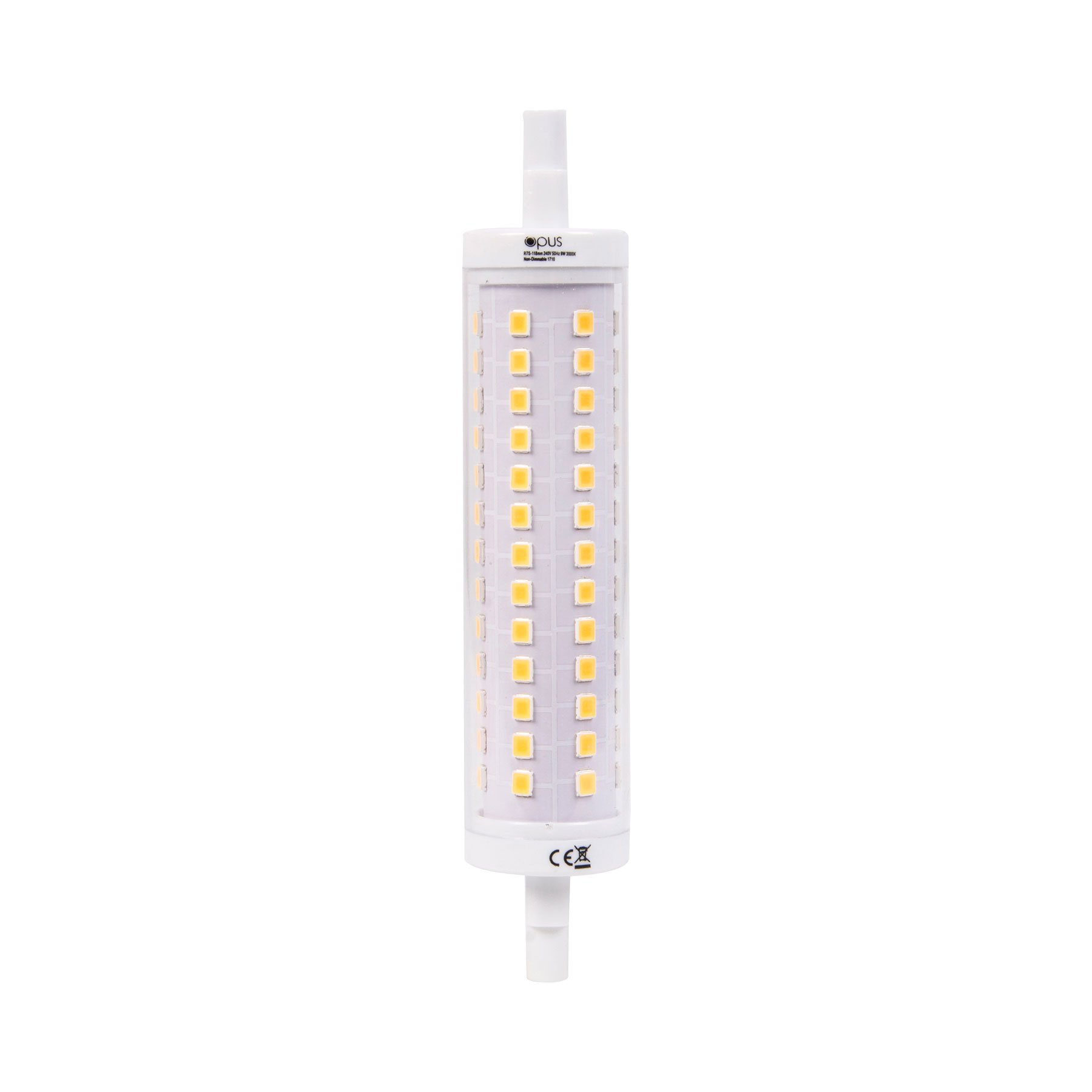 3 x Opus LED R7 118mm 9 watt R7S J118 Warm White Energy Saving Replacement Lamp - Image 4