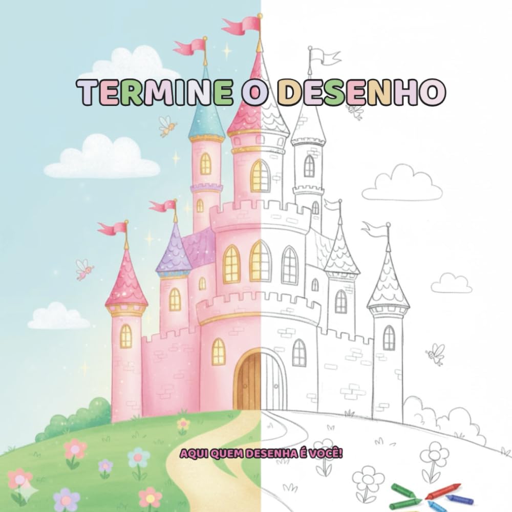 TERMINE O DESENHO: LIVRO DE COLORIR