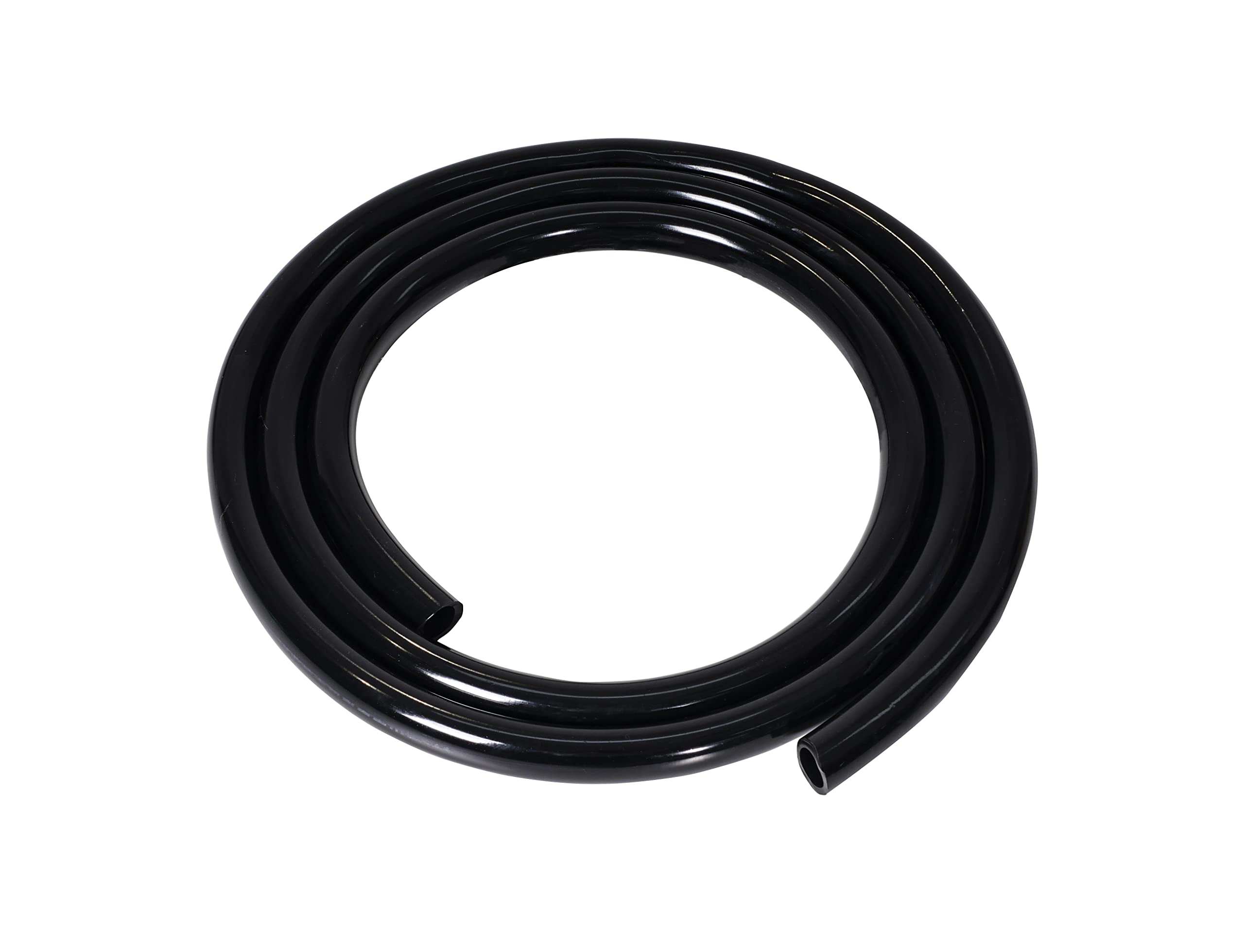 Feelers Black PVC Vinyl Tubing 1/2" ID x 5/8" OD Water Fish Tank Aquarium Air Line Lightweight Hose BPA Free, 16.4 Feet