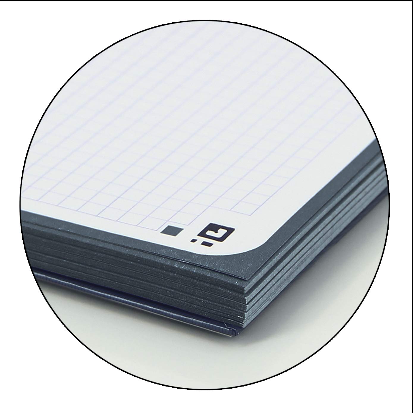 EUROPEANBOOK-1 Spiral EXTRADURE LID A4+ QUADRICULA 5x5 White - Image 3