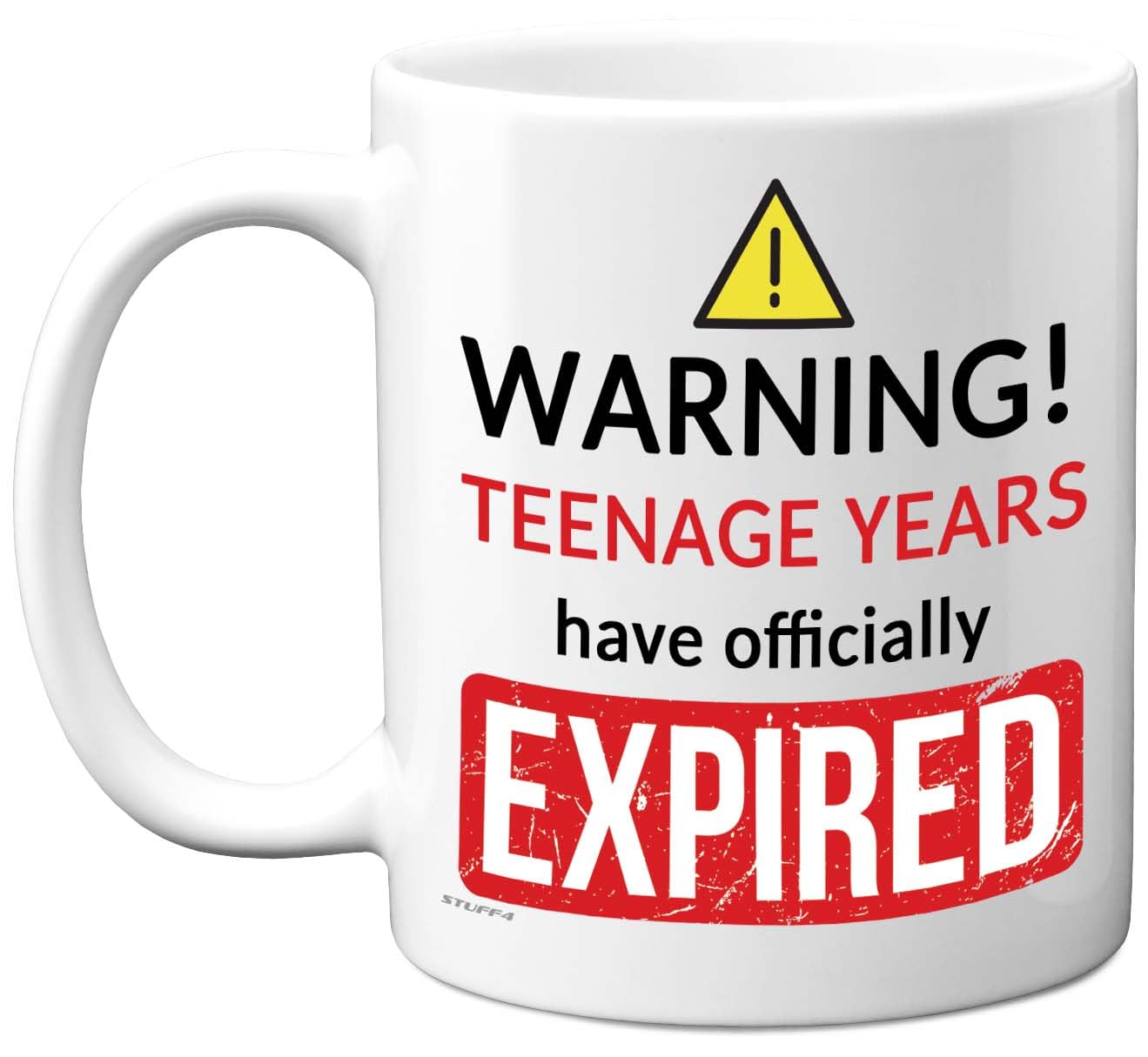 20th Birthday Gifts for Women Men - Teenage Years Have Expired - Rude Novelty Gag Joke Funny Mugs for 20th Birthday Present, 11oz Premium Ceramic Coffee Mugs