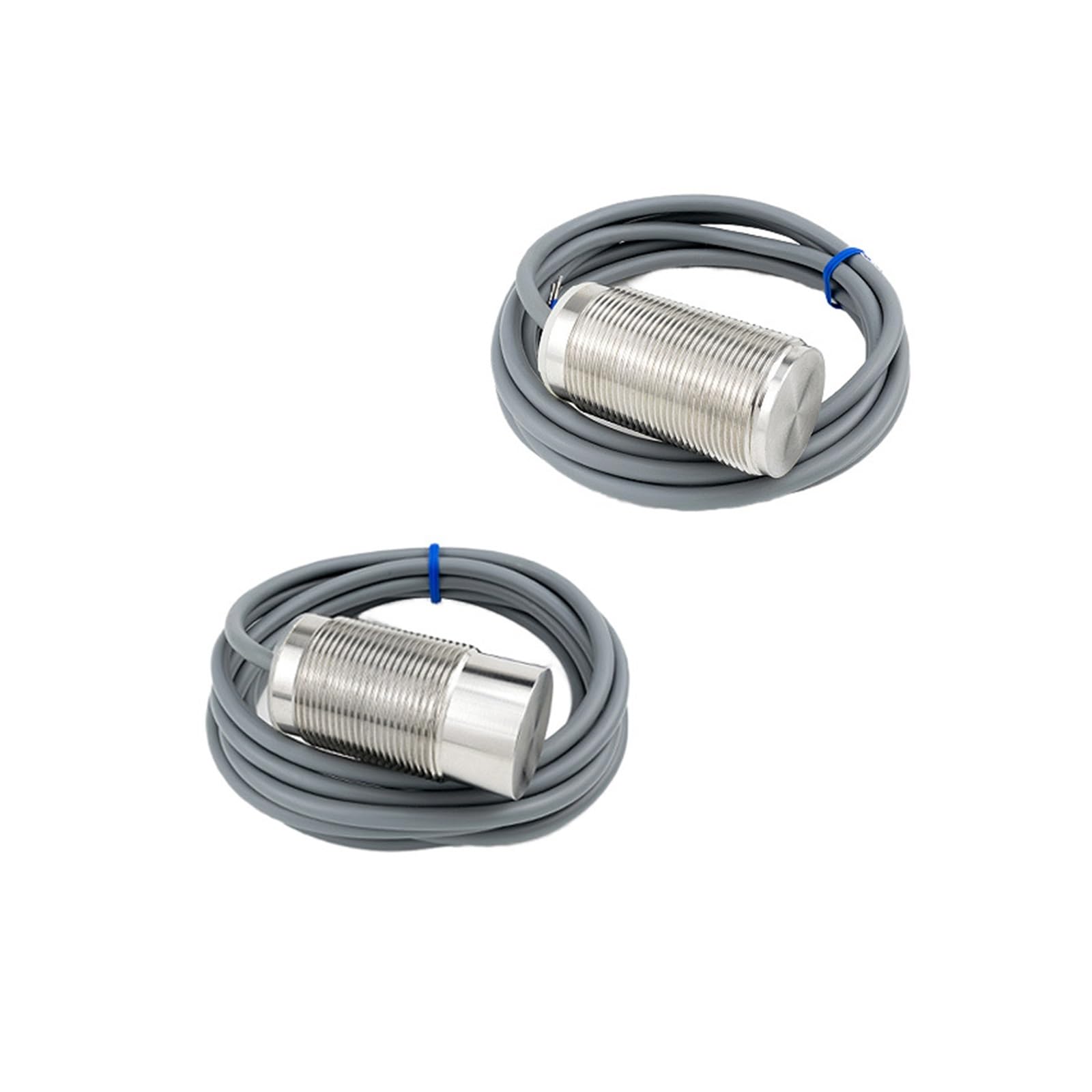 PXQCHAVLN Metal Threaded NPN and PNP Output capacitive inductive Proximity Switch Sensor with Distance Detector(M30 non-flush PNP NO-Sn:15mm)