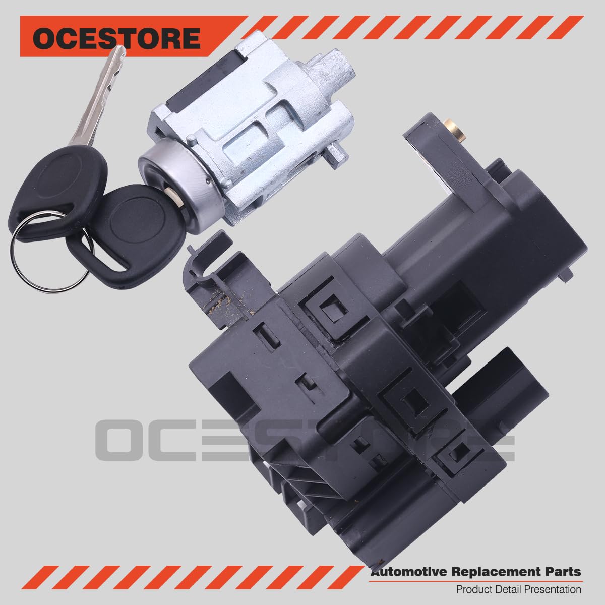 OCESTORE Repalces 12458191 22599340 Ignition Starter Switch + Ignition Lock Cylinder w/2 Keys Fits for Malibu Impala Olds Alero Grand