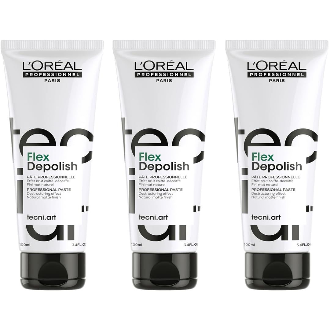 L'Oréal Professionnel - Trio Tecni Art Depolish Zerstörungspaste, Stärke 4-3 x 100 ml