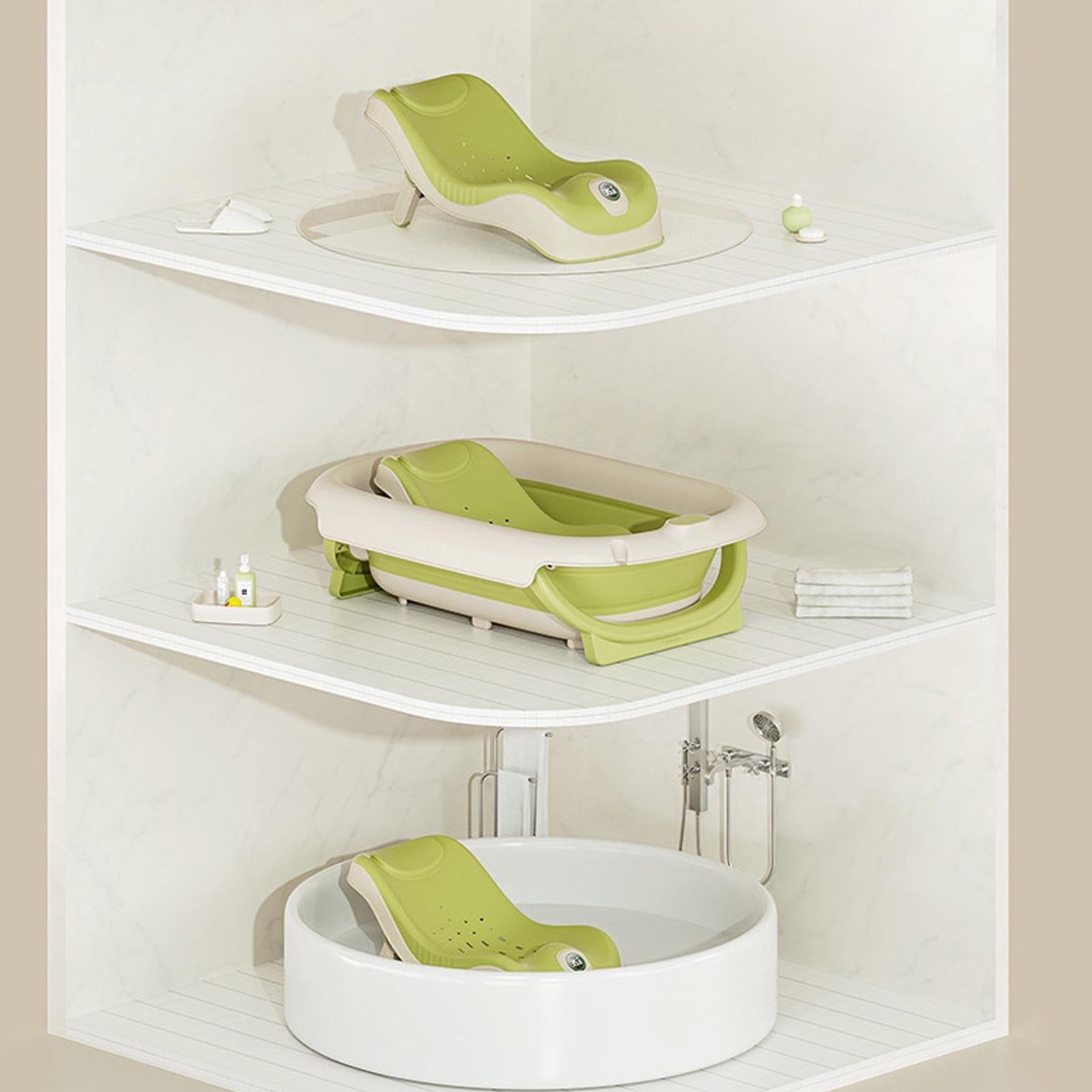 Asiento de baño para niños pequeños, Soporte de baño para niños Estación de | Estación de lavado de cabello con soporte de baño , diseño de ergonómico, asiento de bañera i