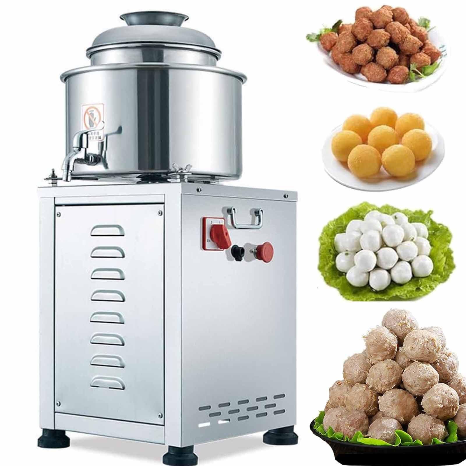 YXYLJOZ 1.5KW Electric Automatic Meatball Maker Vertical Meatball Forming Machine Commercial Stainless Steel Meatball Processing Former, Meatball making tools set