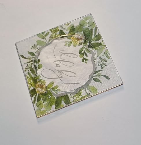 Miniatura 9 de Posavasos de acrílico para servilletas, posavasos de acrílico transparente con inserto para servilletas de cóctel para festivales, fiestas, hogar,