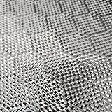 COYOUCO 19.6' x3.3Ft 3K Carbon Fiber Fabric Cloth for Cars Repair, Drones, RC & DIY Projects, 50X100cm Black Twill Weave,Hexagon Twill Weave 3k/240g