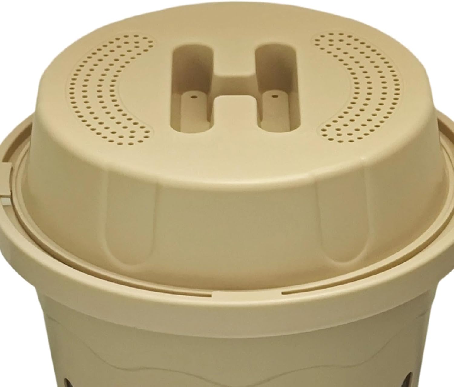 Worm Farm Composter -24x24x27.4cm Under Soil Fertilizer Production,in Ground Worm Composter Bin,for Backyard Park Raised Bed Vegetable Plot Nursery Farm Beginners Professionals Gardeners