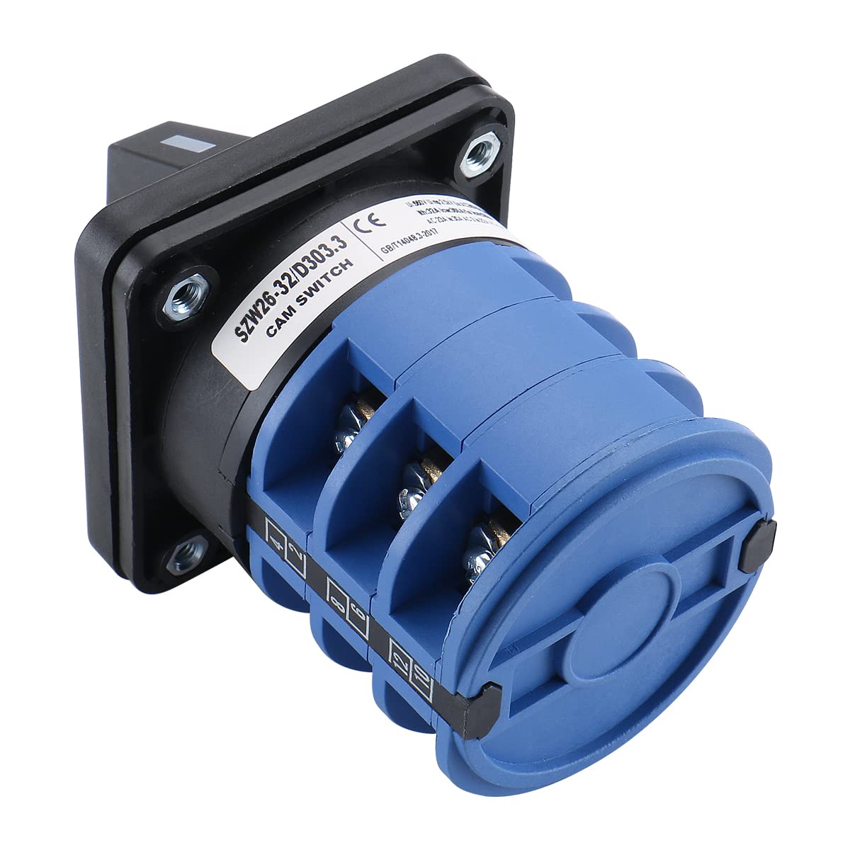Baomain 32A AC 660V 12 Terminal 3 Phase 3 Position Rotary