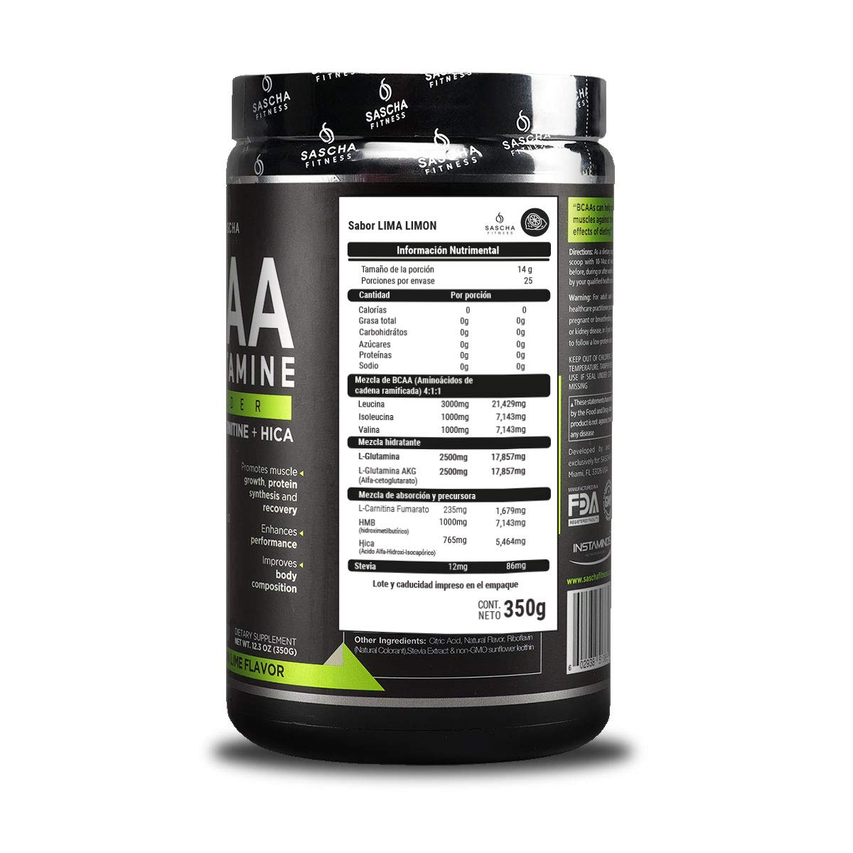 Sascha Fitness BCAA 411 + G...B0764MVTZP