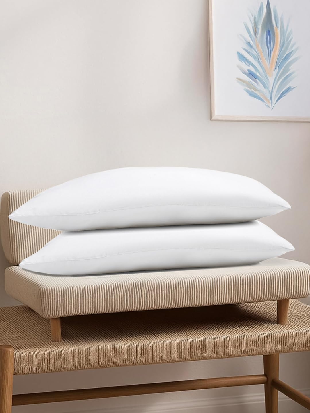 MOCA by Monte Carlo Microfibre Sleeping Pillow Pack of 2 Solid (60 x 40 CM)-image-17