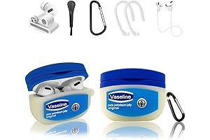 WQNIDE AirPod Pro Case, Blue Bottle Design