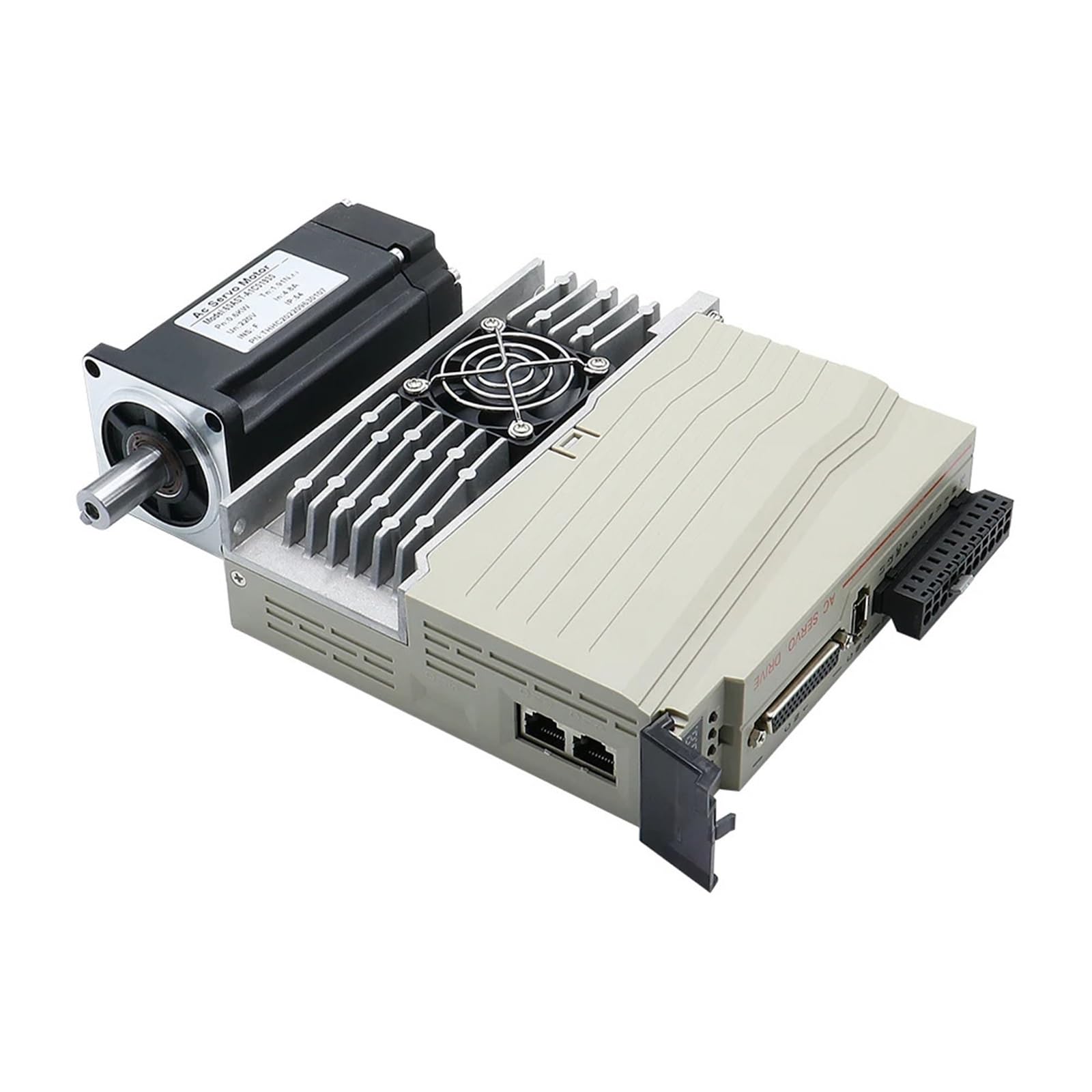 60 AST 400W 600W 1,3 N 1,9 N 110 220 V Servomotor-Kit mit magnetischem 17-Bit-Absolutwertgeber + T3D 15A-Treiber for Graveur(400W 220V)