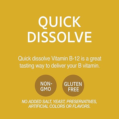 Miniatura 4 de 21st Century B 12 5000 mcg tabletas sublinguales blanco sin sabor 110 unidades