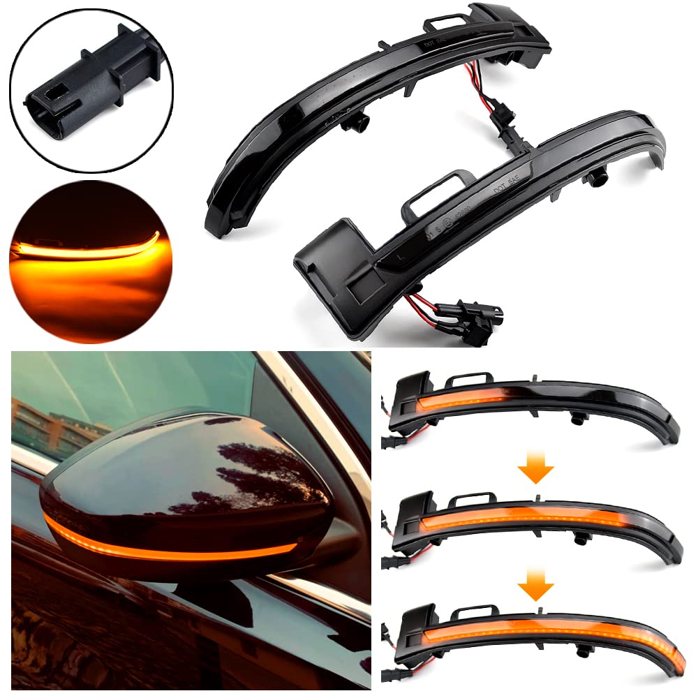 QKLsudua Dynamic LED Turn Signal Lights For Seat Leon/Ibiza/Arona - Sequential Blinker - View #7