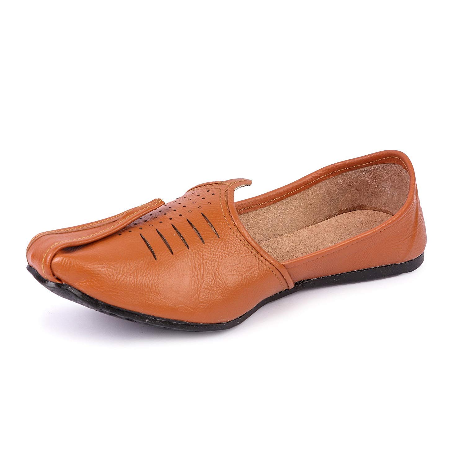 Fashion Dzire Punjabi Tan Jutti for Men Mojari