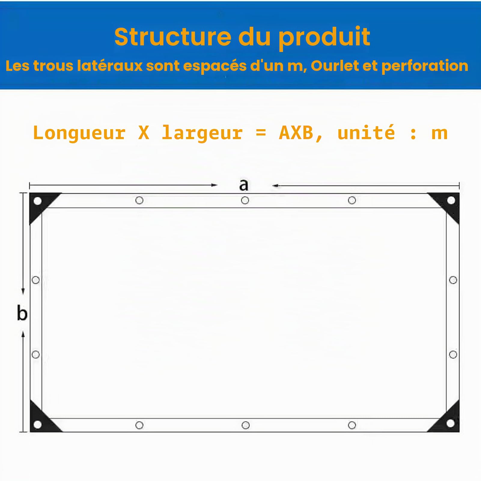 Bâche Imperméable avec Oeillet Transparente 3x8m, Bâches De Protection Extérieu, Bache Plastique Transparente Épaisse, Indéchirable, Bâches Protection Contre IA Pluie