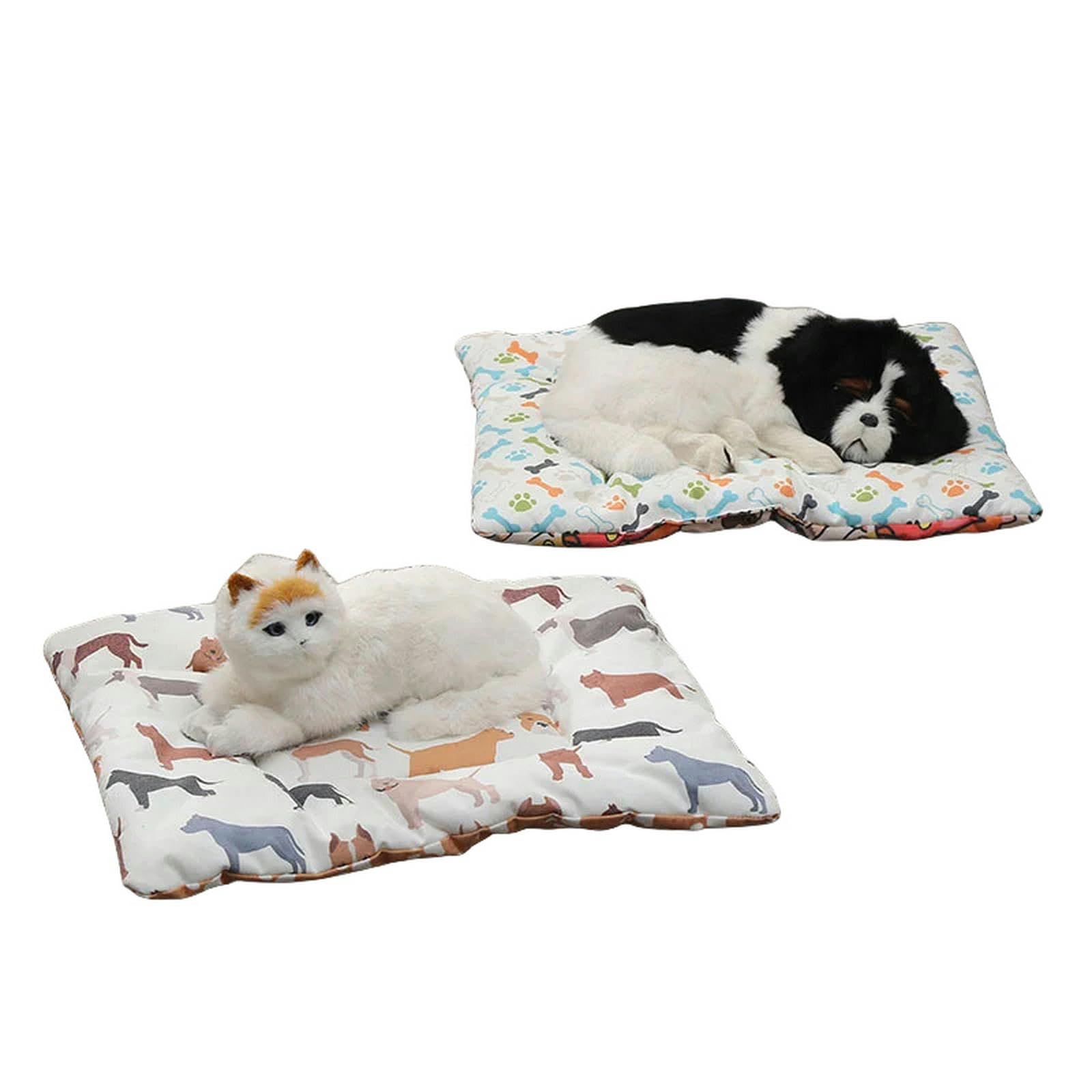 MdybF Letto per Cani Quattro Stagioni Universale Pet Sleeping Mat Cartoon Kennel Gatto Dog Mat Traspirante Gatto Litter Gatto Mat Pet Forniture