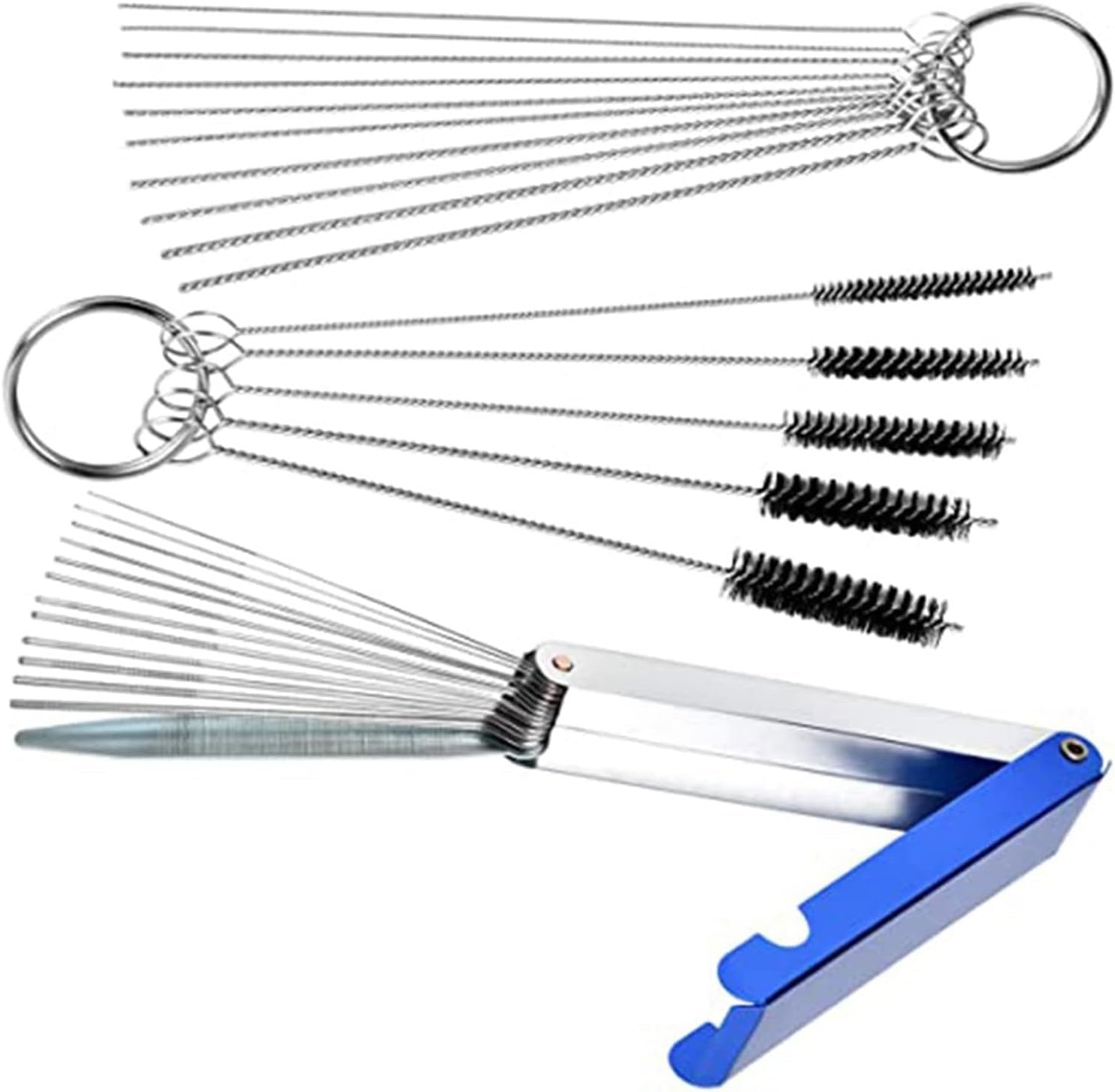 Carburettor Cleaner MultiSize Cleaning Wires Set Includes 5 Nylon