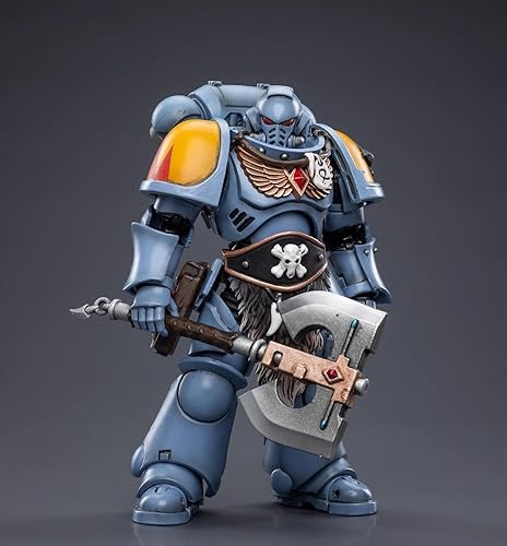 Miniatura 2 de Pipigirl JoyToy × Warhammer - Figuras de acción de soldado 118 kits de modelos militares de guerrero extremo militar de 4 pulgadas paquete de garras