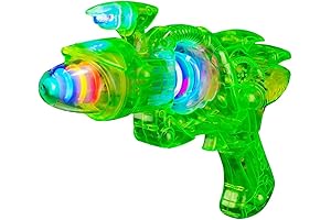 Rhode Island Novelty 11" Super Spinner Glow Space Gun