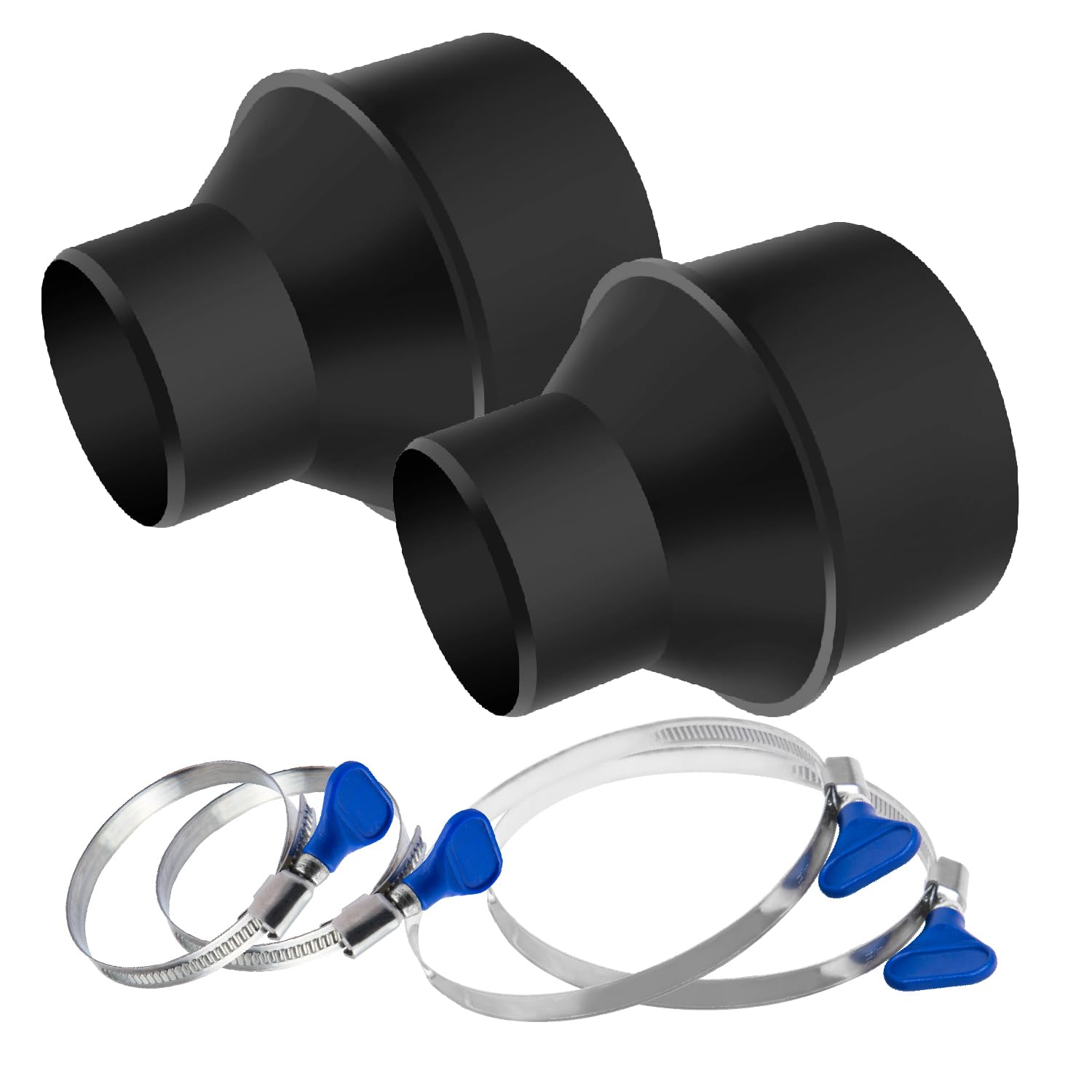 Cone Reducer 4" to 2-1/2" - Dust Collection Fittings -16