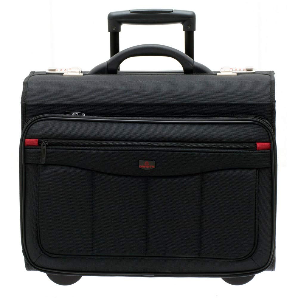 Pilotenkoffer Trolley Aktenkoffer mit Rollen und Laptopfach 15" Zoll Business Laptop Trolley Handgepäck