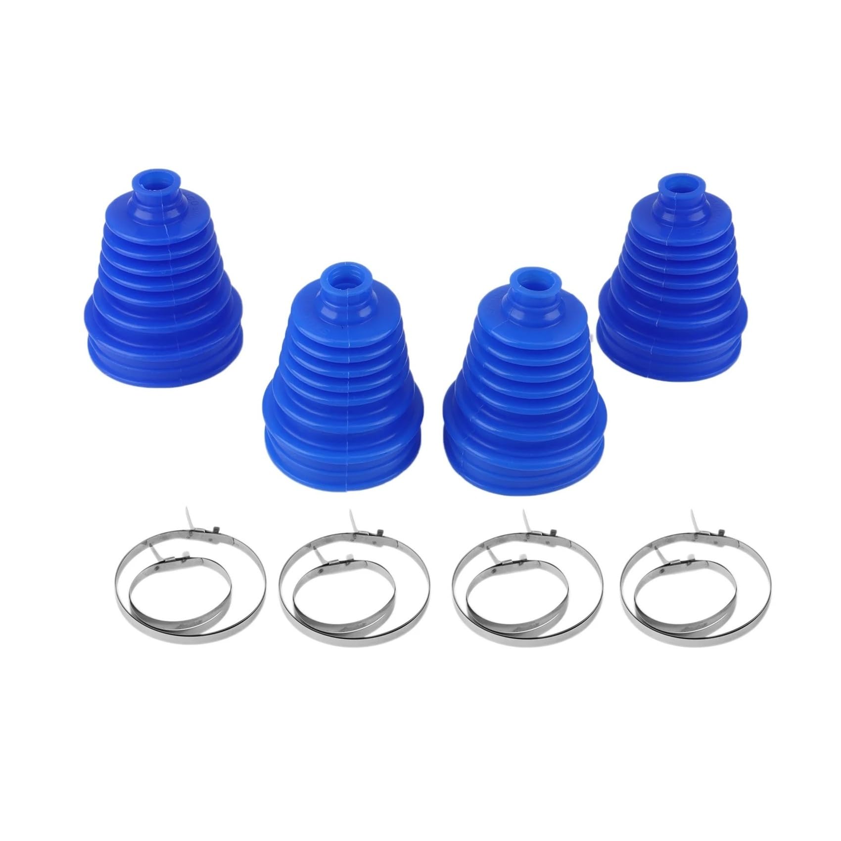 Denture Extérieure Arbre Cardan Lot De 4 Cache-poussière Universels En Silicone Pour Voiture À Vitesse Constante Avec Boule Ronde Et Connecteur Voie Soufflet Cardan
