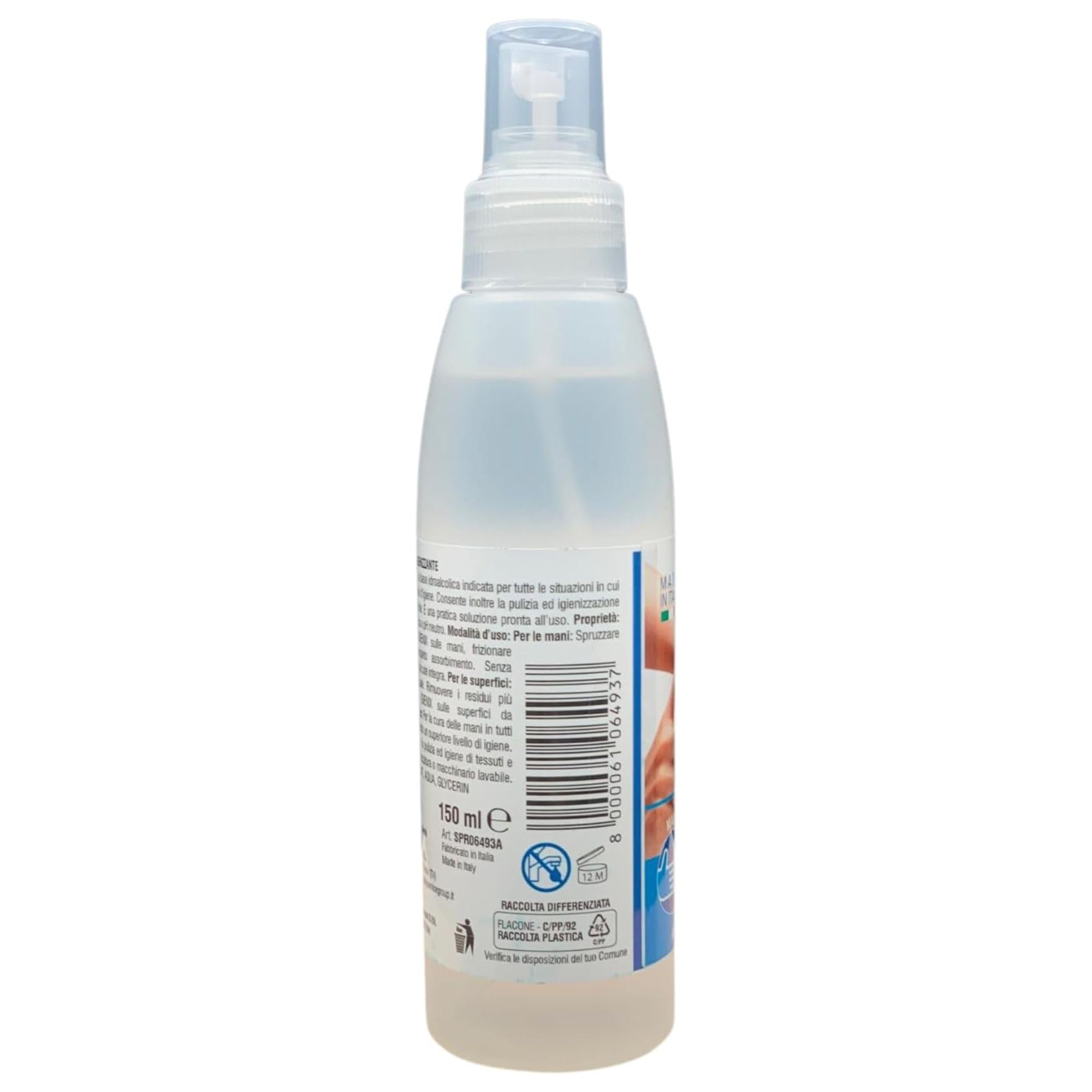 SET 3 VEGETALE SAPONARIA LAVATRICE 1 LT + IGIENIZZANTE SPRAY 150 ML.