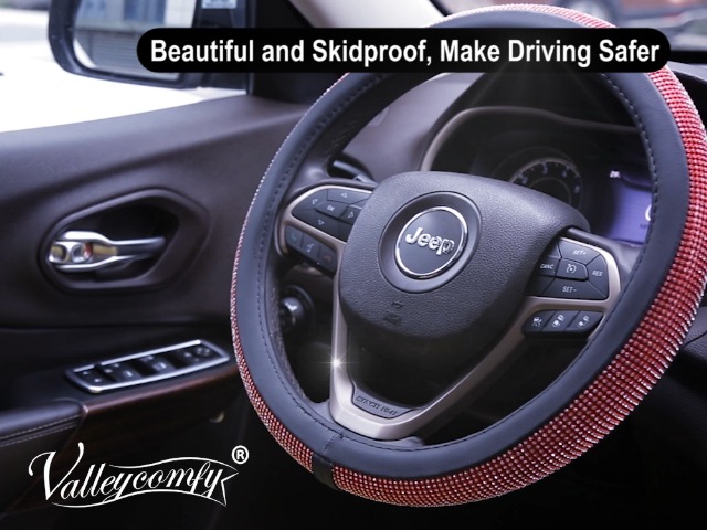 6 Valleycomfy+Diamond+Steering+Rhinestones+Universal