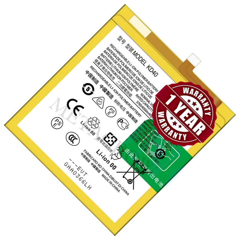 Image of Original KD40 Battery Compatible for Motorola Moto G8 Plus (XT2019, XT2019-2) - (4000mAh) - 1 Year Warranty JK1
