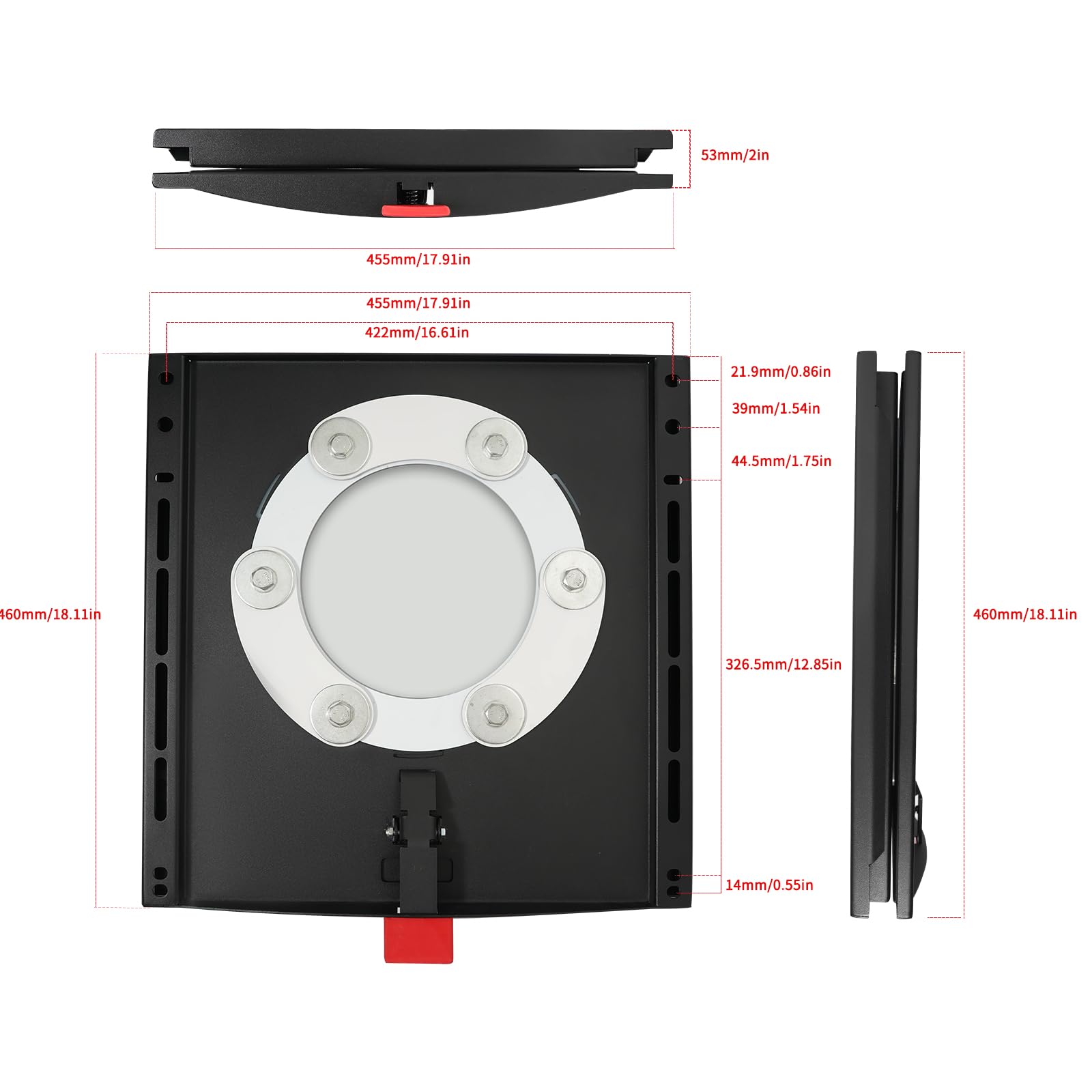Base girevole per sedile camper, rotazione a 360°, resistente, antiruggine, compatibile con Mercedes-Benz Sprinter