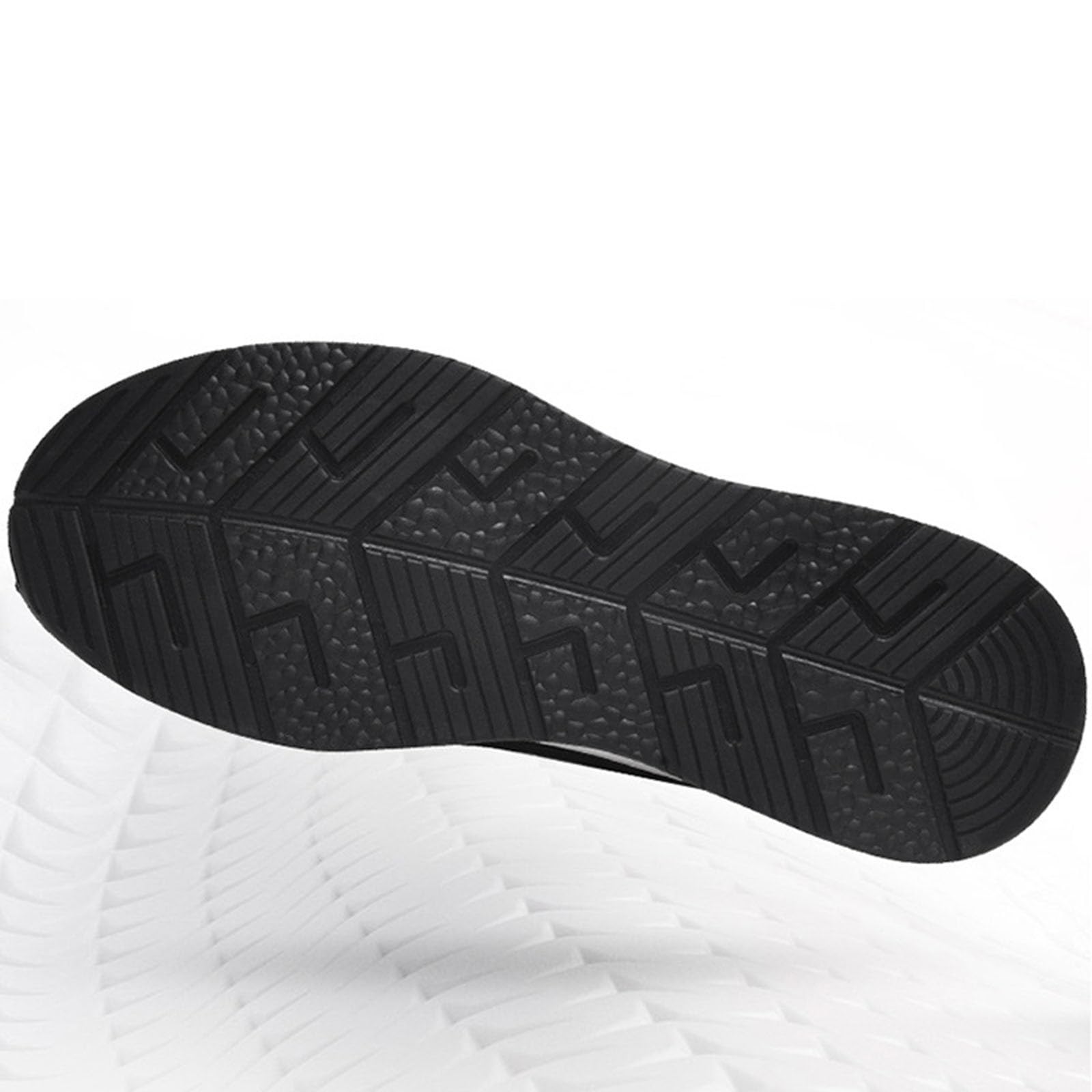 Generisch 2026 Paar Herrenschuhe mit Erhöhung, lässige Mesh-Sneaker, leichte, atmungsaktive Sportschuhe zum Schnüren mit verstecktem Hebeabsatz für Männer, 10 cm (Black, 47)