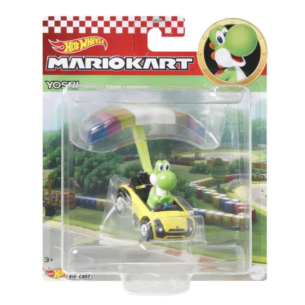 Hot Wheels Mario Kart Yoshi Sports Coupe, Green - Image 4