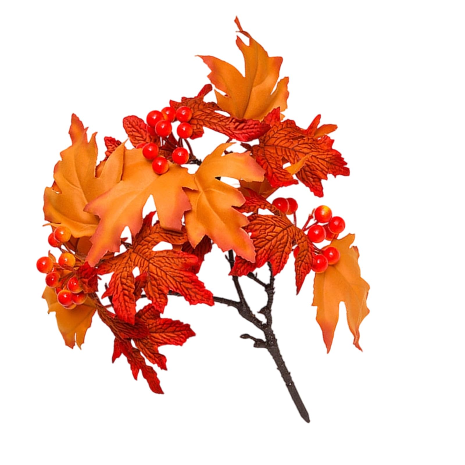 HDOYTXXM Realistic Velvety Autumns Arrangement with Pinecones Berries Accent Long Time Faux Greeneries for Thanksgiving Harvests Festival Decorations Silk Flower Fall Greeneries Accessories