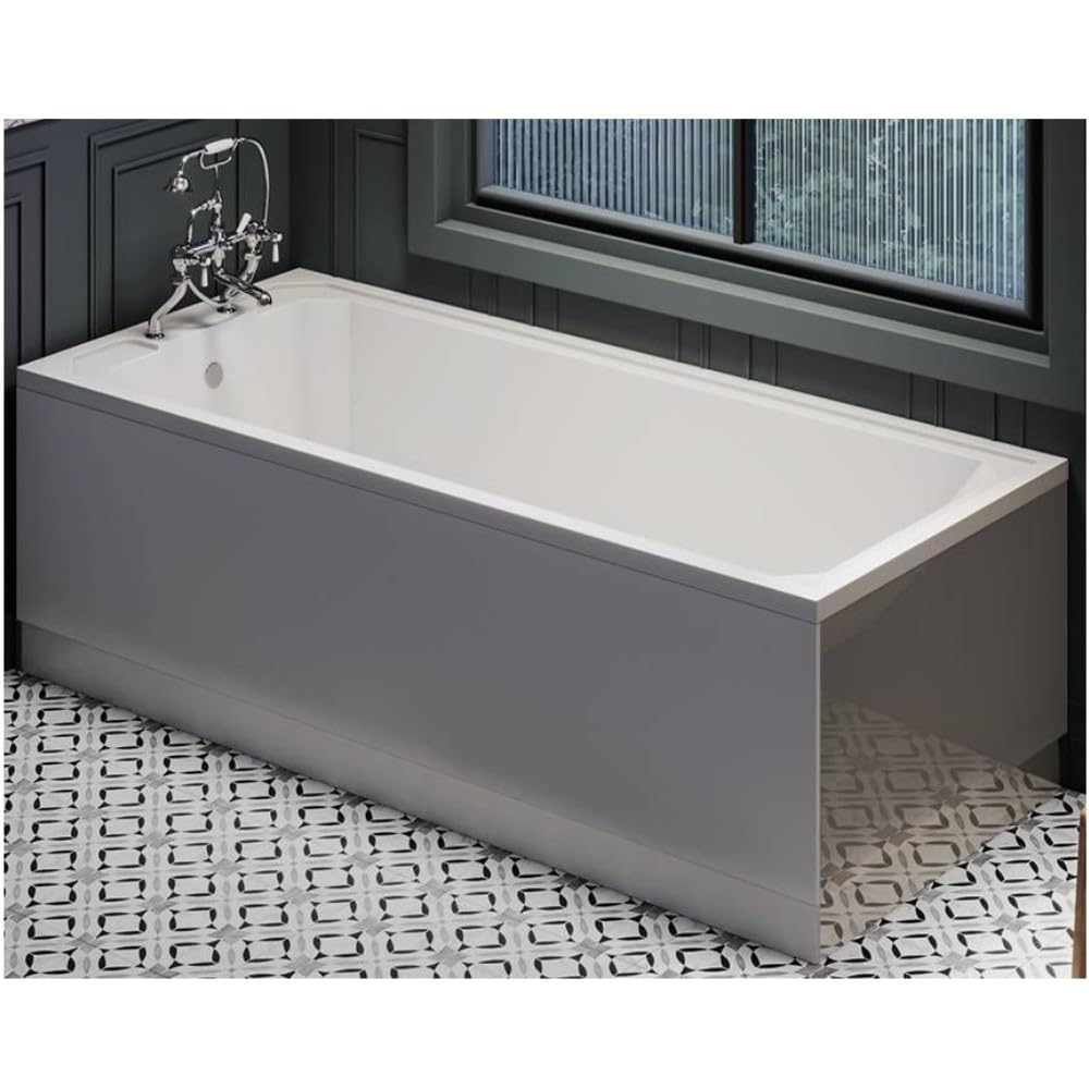 Milano Richmond White 1700mm x 700mm Single Ended Standard Bath Side Panel