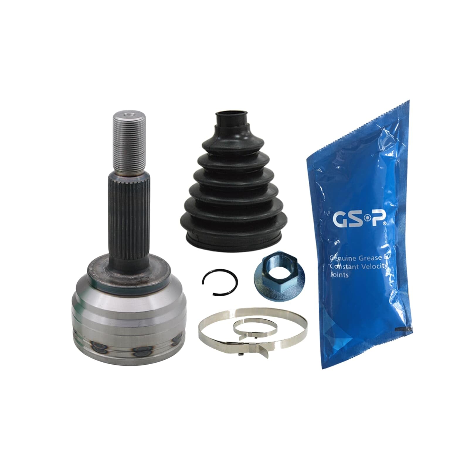 GSP Juego de articulación árbol de transmisión M24×1,5 M24X1,5 801487 Junta Homocinética Compatible con TESLA Model S 5YJS Model X 5YJX