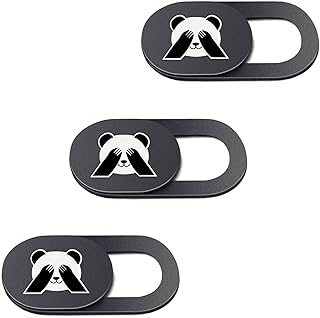 Pandaprivacy Universal Webcam Cover for Laptop, Tablet - Ultra Thin Computer Web Camera Cover - Complete Protection Agains...