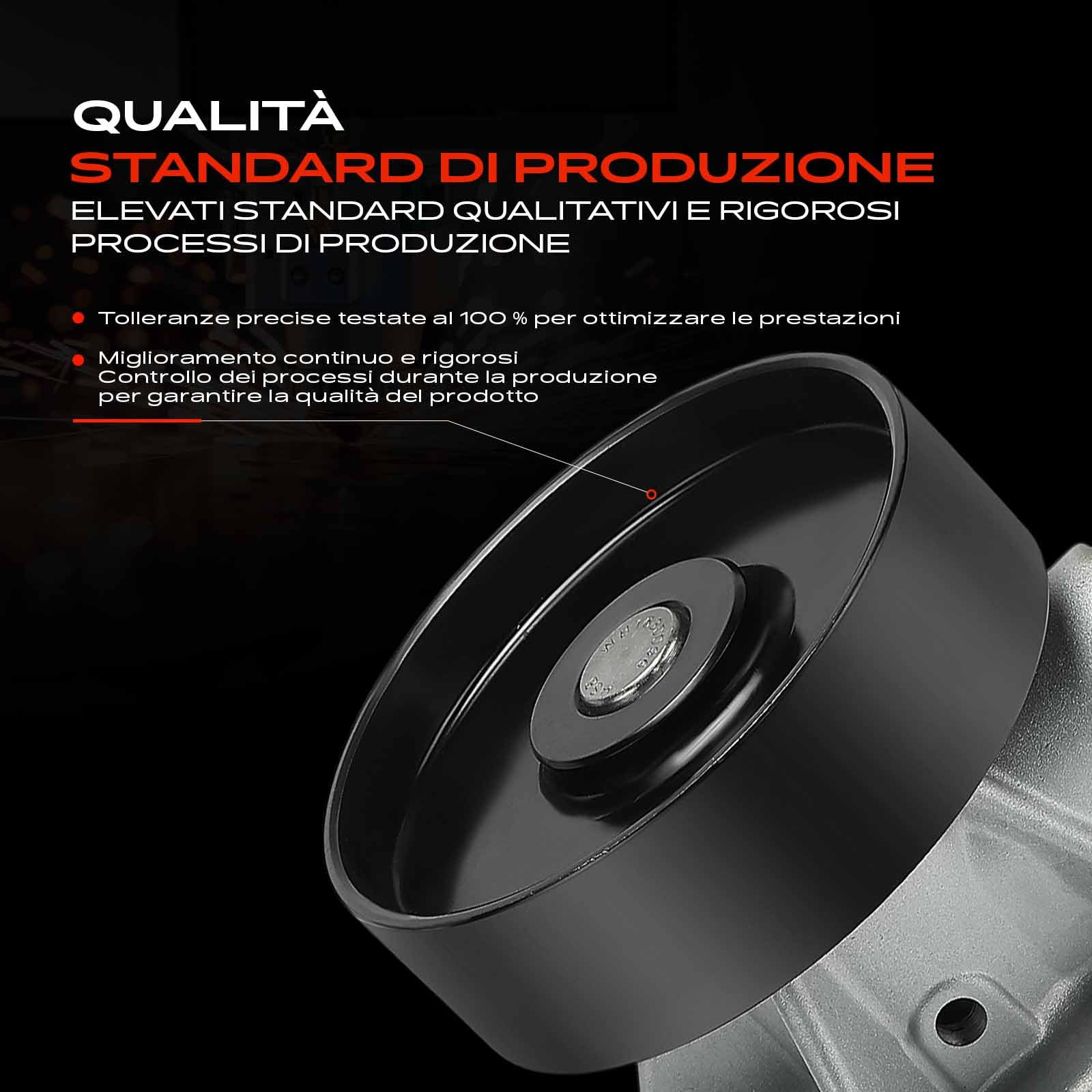 Frankberg Pompa dell'acqua di raffreddamento con guarnizione per benzina | Compatibile con: Serie 3 Touring G21 G81, 6 Gran Turismo G32, Serie 7 G11 G12, 3 Touring Van G21, 8 Coupé F92 G15