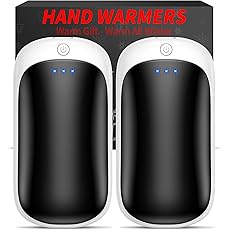 2 Pack Hand Warmer Rechargeable, Magnetic Twins Electric Hand Warmer, Reusable Type-C USB Handwarmer, Portable Hand Warmer 8000mAh, Great for Outdoor Sports, Hunting, Camping, Golf, Warm Gifts