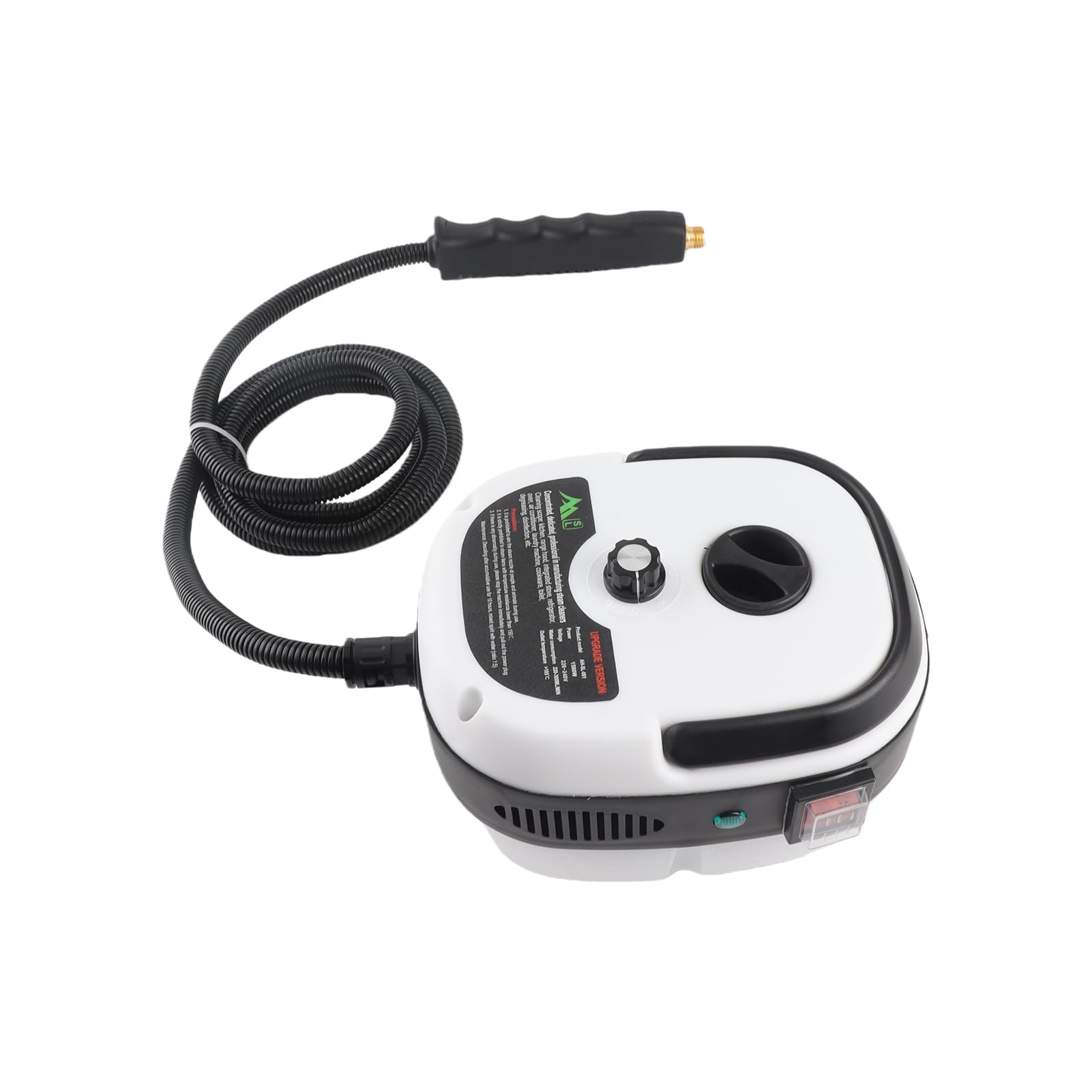 Kavolet Limpiador de Vapor de Mano portátil de 2500 W, máquina de Limpieza a Vapor presurizada de Alta Temperatura con Cabezales de Cepillo para Muebles de Cocina, baño y Coche