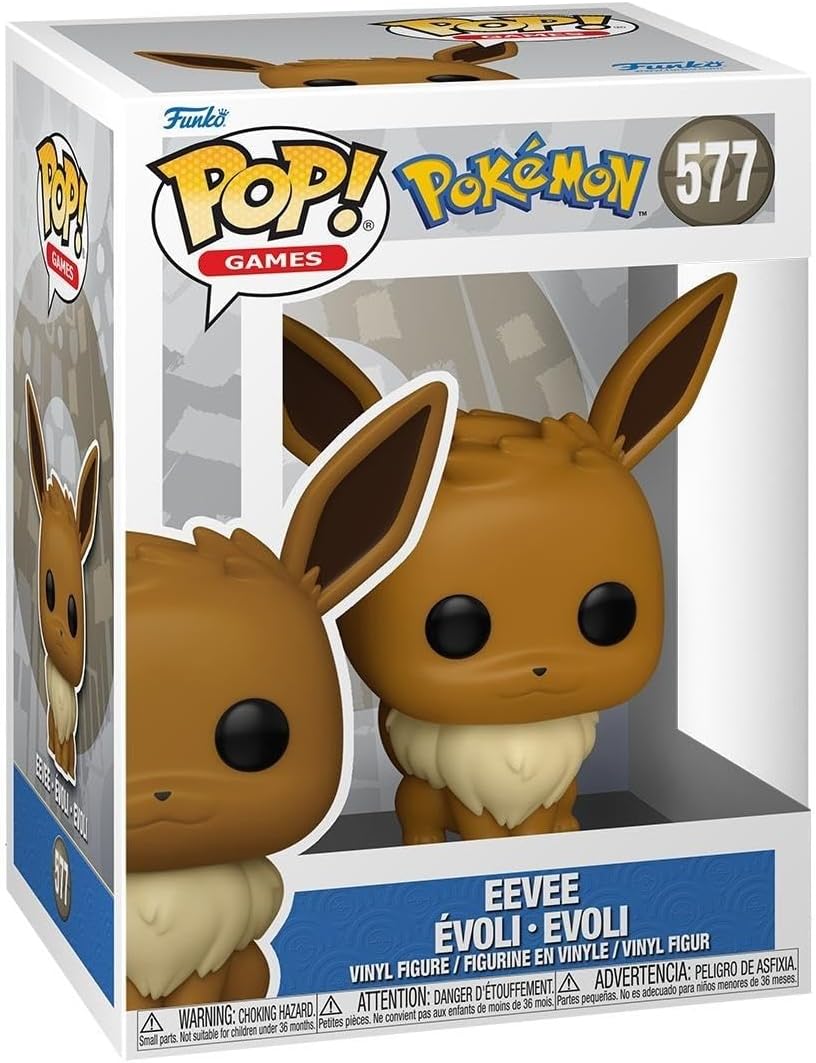 Pop! Games: Pokemon - Eevee - Collectable Vinyl Figure - Gift Idea - Official Merchandise - Toys for Kids & Adults - Video Games Fans - Model Figure for Collectors and Display