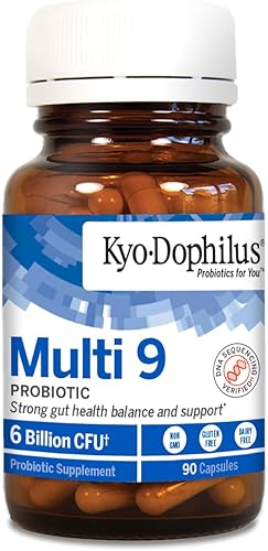 Miniatura 2 de Kyolic Kyo-Dophilus Multi 9 Probiótico, para un fuerte equilibrio y apoyo de la salud intestinal, 90 cápsulas en total