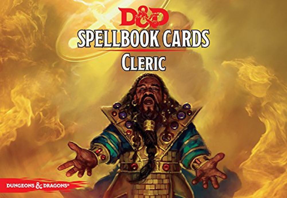 Gale Force Nine GF973902 Dungeons and Dragons Cleric Spell Deck Game (106 Cards)